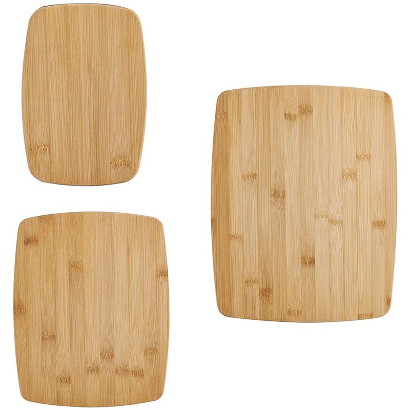 Reversible Bamboo Cutting and Charcuterie Board Bamboo Cutting Board Kitchen Multipurpose Bamboo Chopping Board Cutting Board Fruit Board  (6)