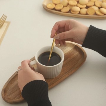 Solid Wood Tray-Irregular Coffee Tray-Household Dried Fruit Snack Plate