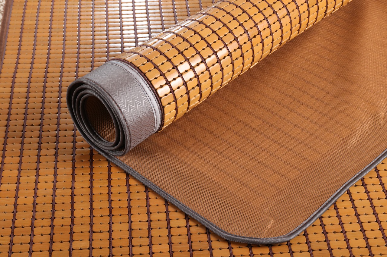 Summer mahjong bamboo mat home double-sided high-end mat bamboo block home bed mat sofa mat (5)