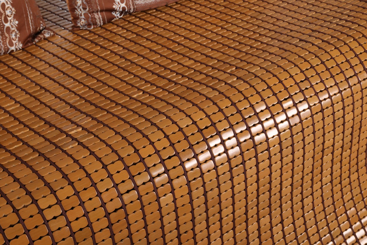 Summer mahjong bamboo mat home double-sided high-end mat bamboo block home bed mat sofa mat (8)