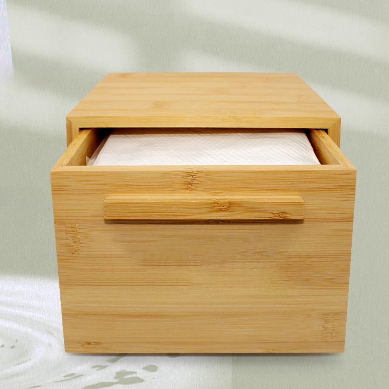 Waterproof Bamboo Organizer Rustic Wood Bamboo Storage Box for Towel Facial Tissue Storage Box Cosmetics Locker (6)