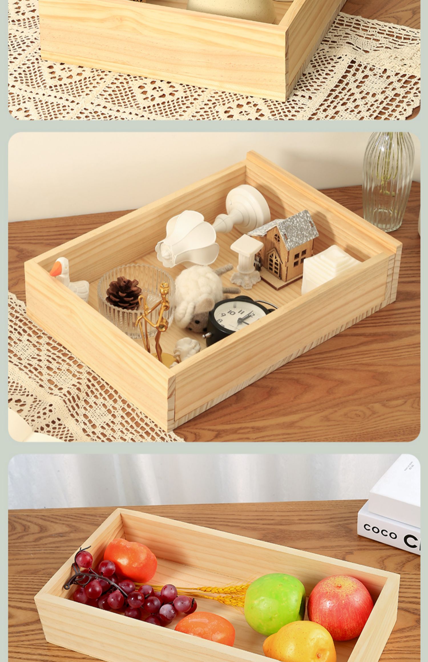 Wooden Drawers, Living Room Drawers, Cabinets, Bedrooms, Unpainted Combination Drawers, Wooden Boxes, Wooden Boxes, Solid Wood Storage Boxes (10)