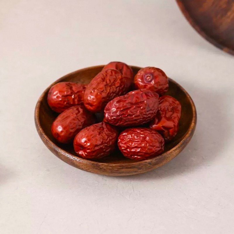 Acacia Wood Fruit Plate-Solid Wood Round Plate-Dish Tray (4)