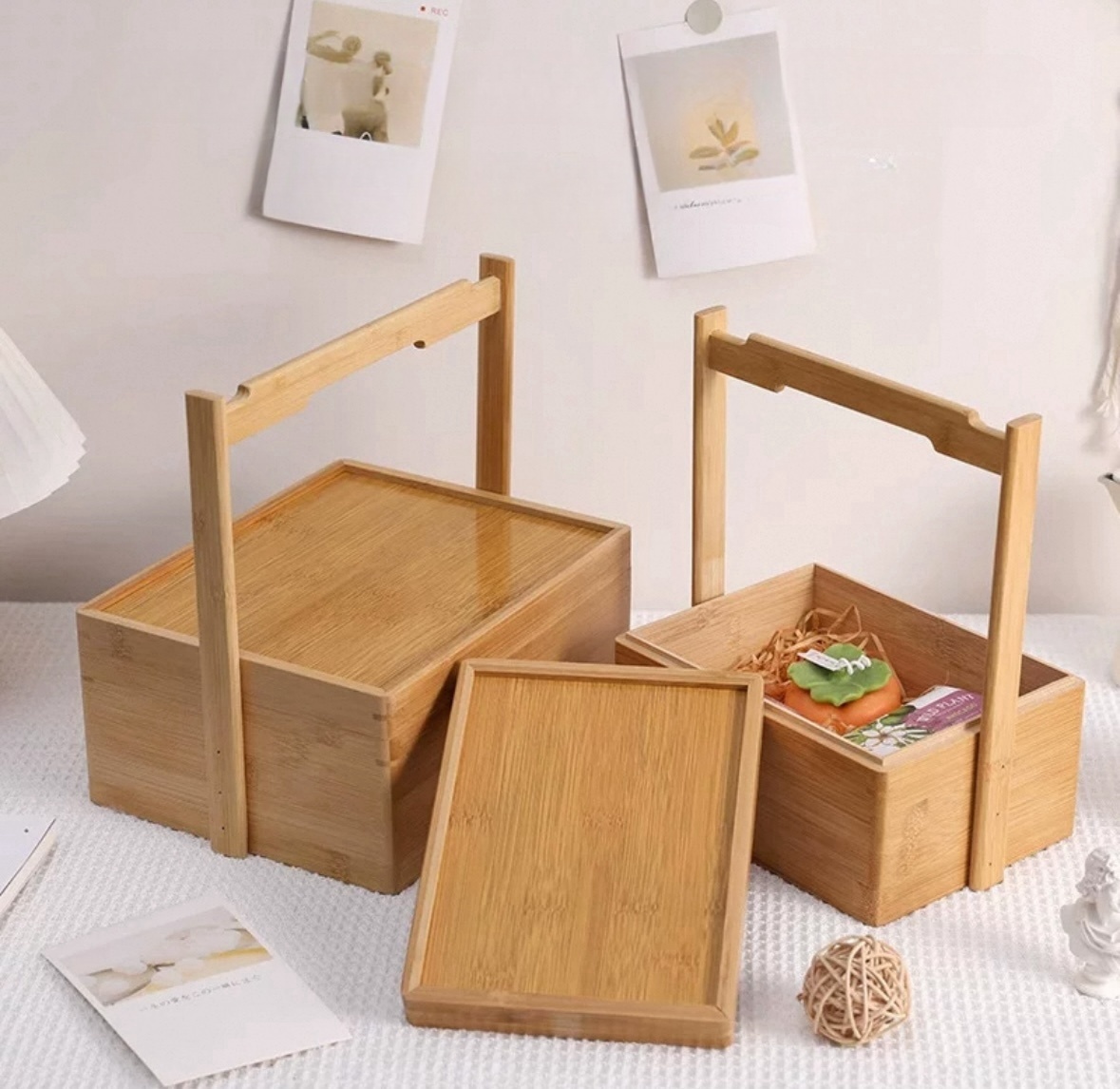 Bamboo And Wooden Hand Box-Storage Box Gift Box (7)