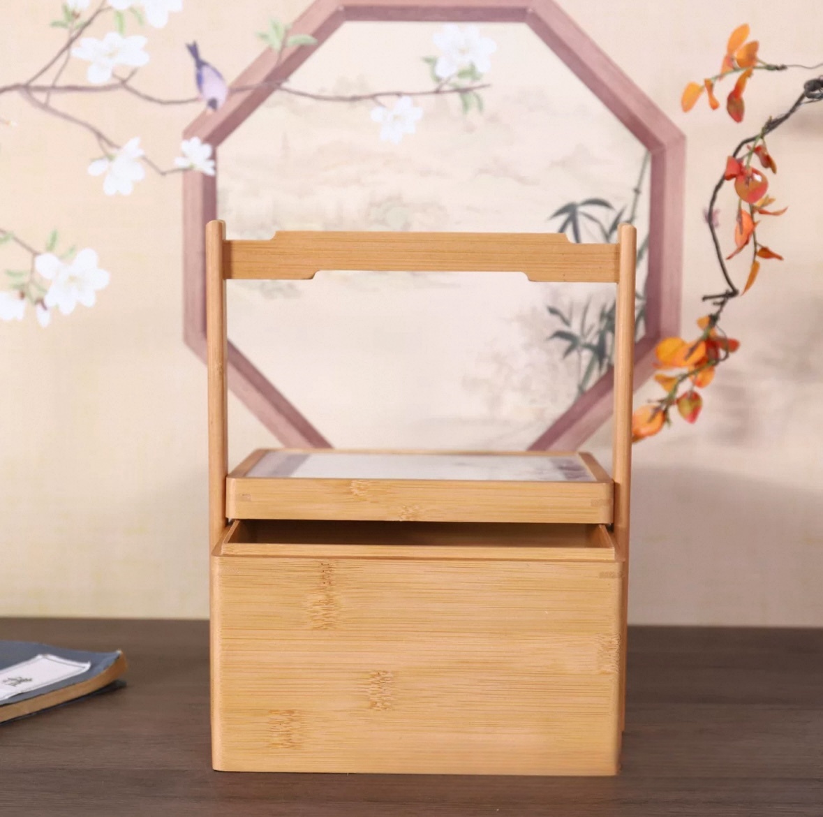 Bamboo And Wooden Hand Box-Storage Box Gift Box (8)