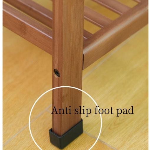 Bamboo Bathroom Thick Shower Stool, Shoe Changing Stool (9)