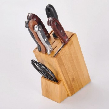 Bamboo Knife Holder Knife Block-Knife Storage Rack