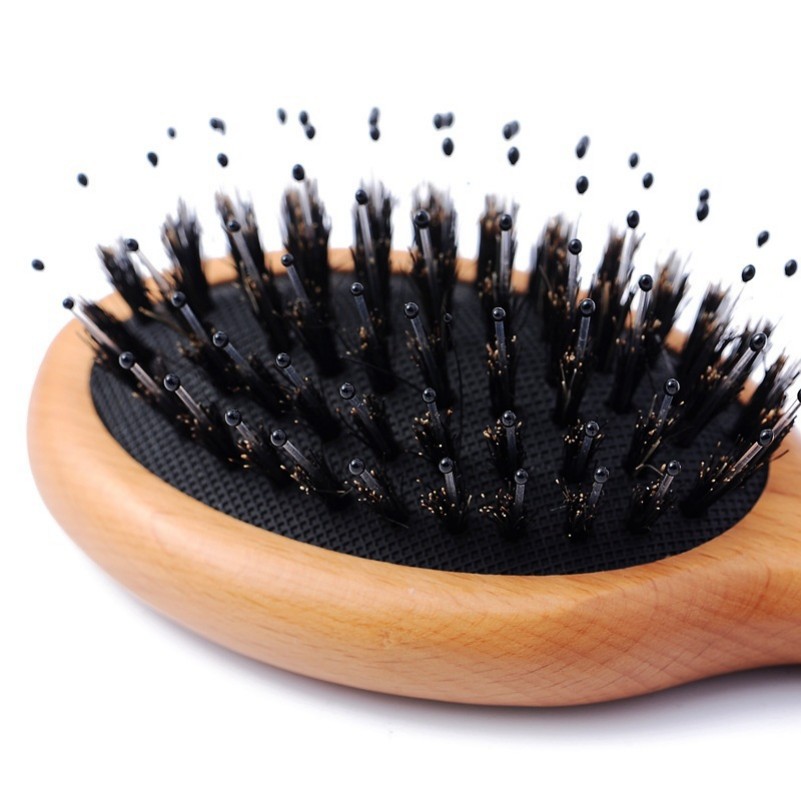 Beech Airbag Massage Hair Comb-Mushroom Comb-Small Bristle Brush (3)