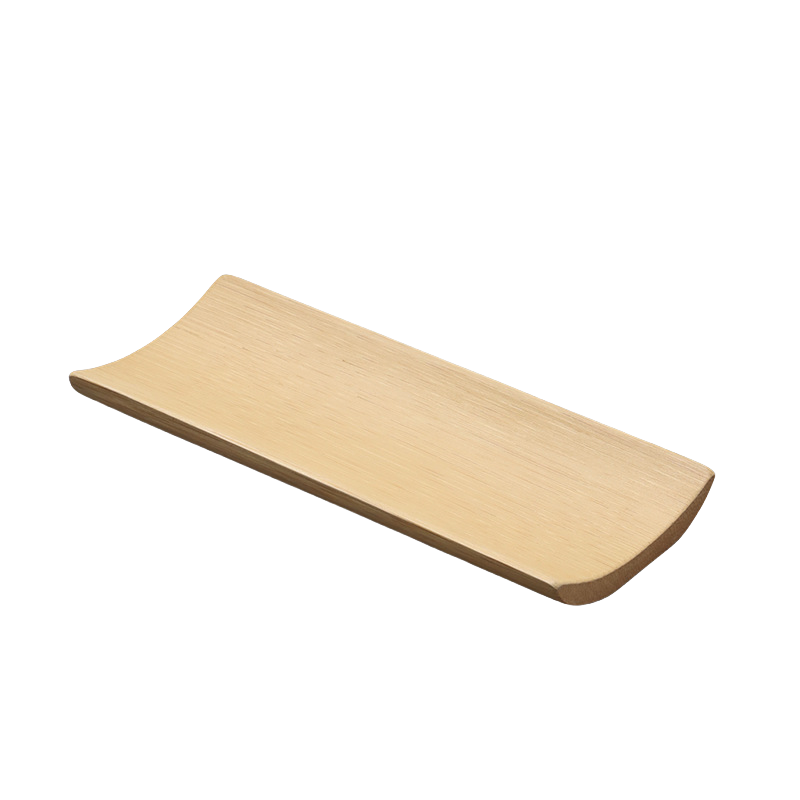 Home Bamboo Tea Towel Tray, Hotel Towel Rack, Rectangular Napkin Pad (4)