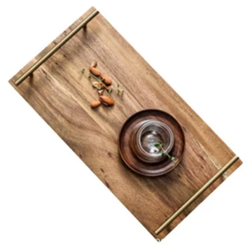 Acacia Wood Tray-Restaurant Tabletop Tray-Tea Tray-Fruit Tray