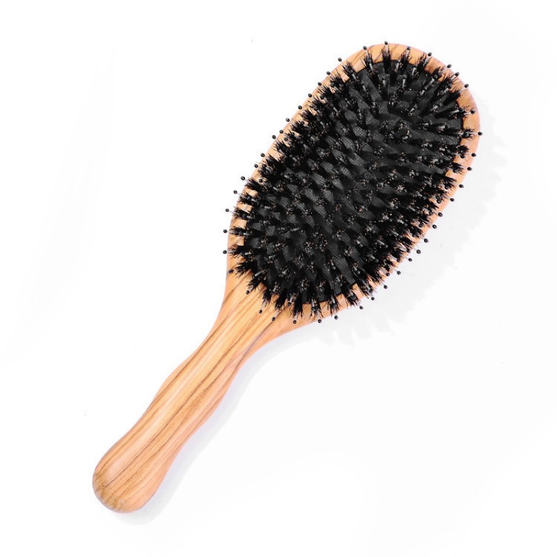 Olive Wood Pig Bristle Airbag Air Cushion Home Anti-Static Hair Comb (3).jpg