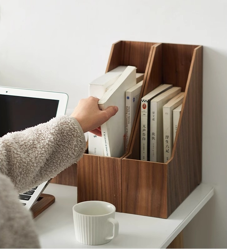 Rectangular Vertical Office Desktop Storage Box, File Box (11)