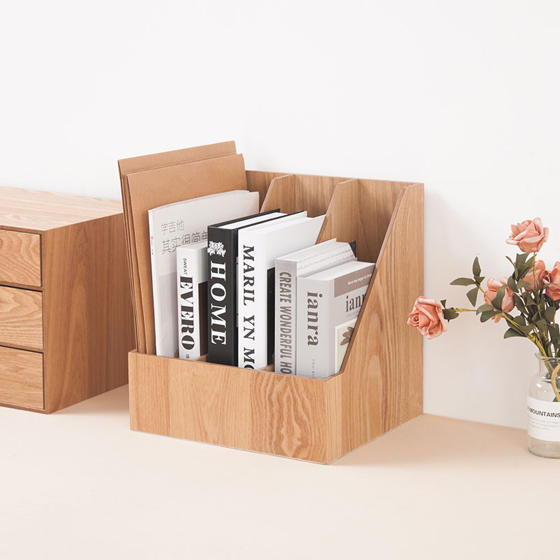 Rectangular Vertical Office Desktop Storage Box, File Box (4)