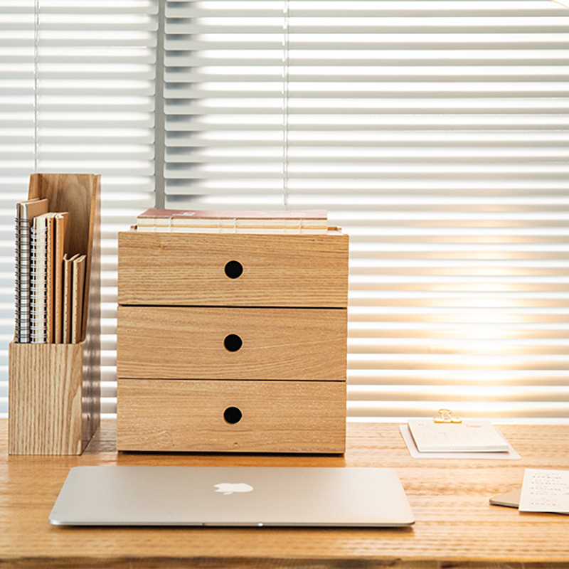 Rectangular Vertical Office Desktop Storage Box, File Box (6)