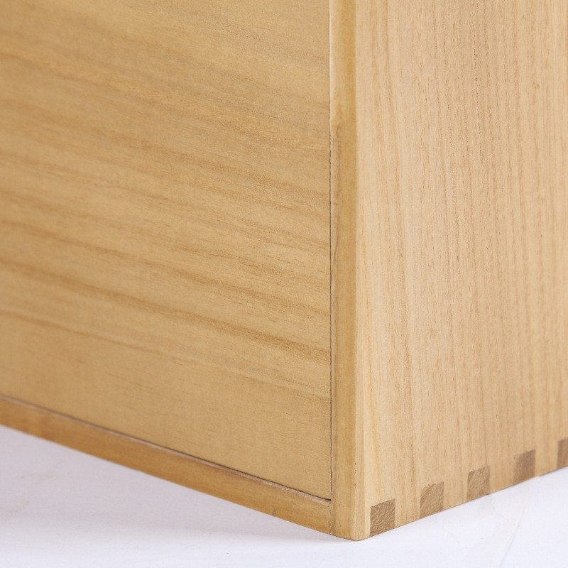 Solid Wood Drawer Storage Box-Office Grid Storage Cabinet (11)