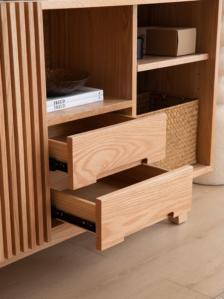Solid Wood Sideboard, Tea Cabinet, Entrance Cabinet for Home and Hotel (10)