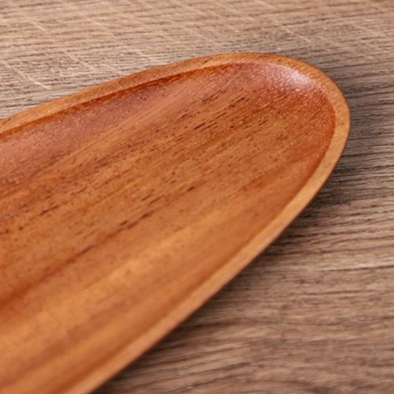 Solid Wood Tray-Irregular Coffee Tray-Household Dried Fruit Snack Plate (7)