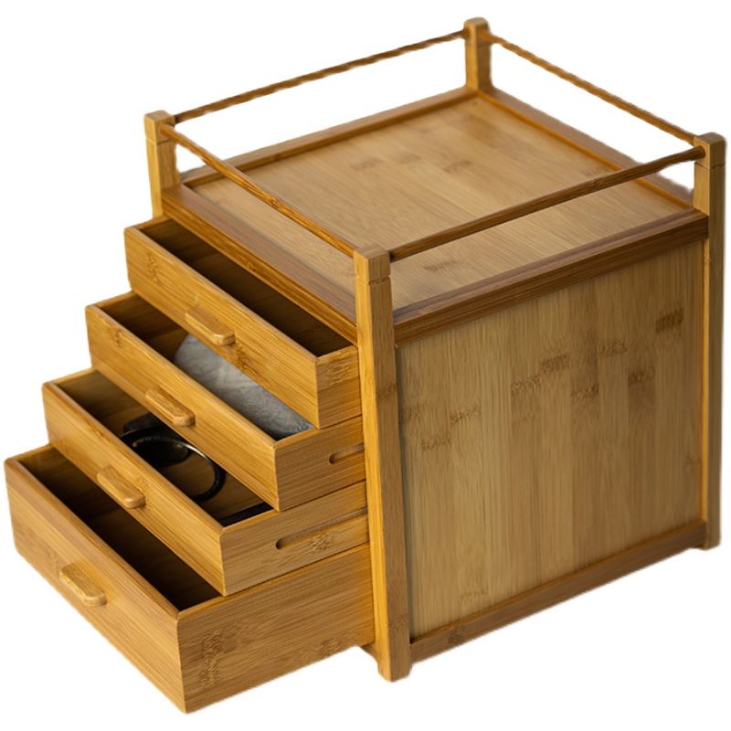 Tea Cabinet Rack, Drawer-Style Tea Box, Tea Set Storage Box (2).jpg