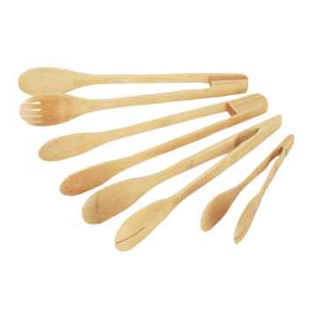 Bamboo Food Tongs Tweezers Kitchen
