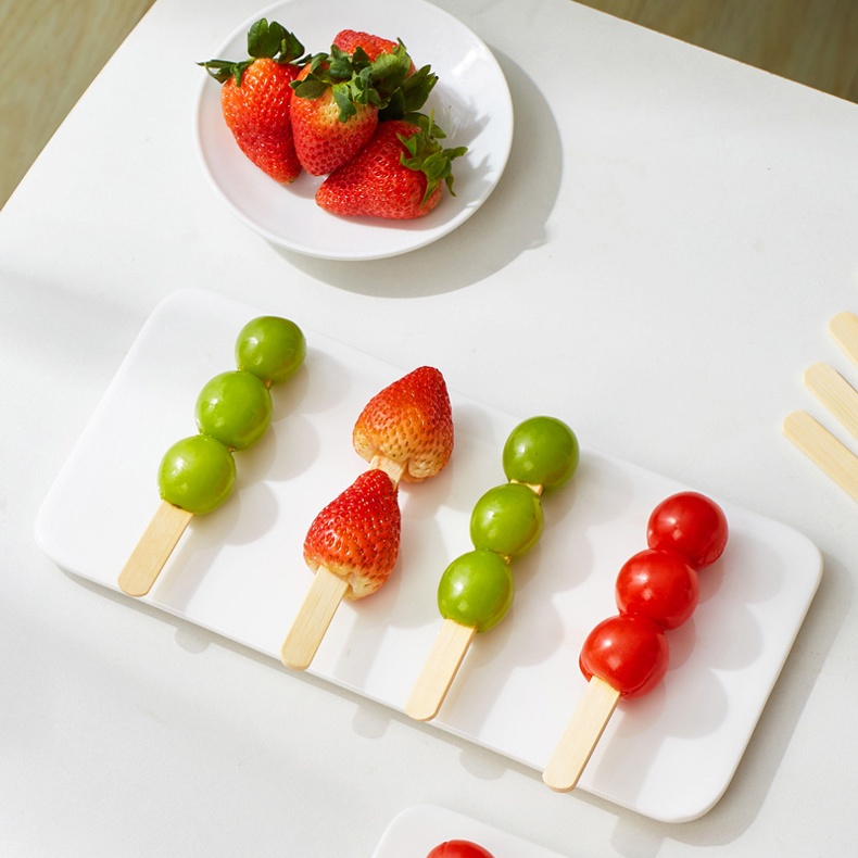 Creative fashion ice cream stick parent-child DIY ice cream stick natural bamboo mini ice cream popsicle stick (3)