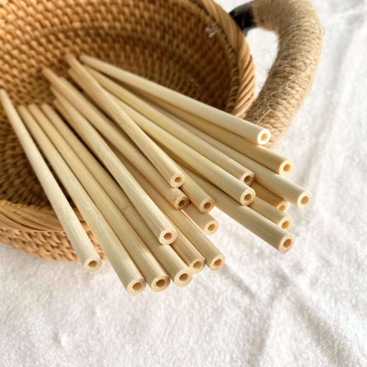 手工制作可定制LOGO奶茶果汁热饮咖啡吧吸管（6支装）
