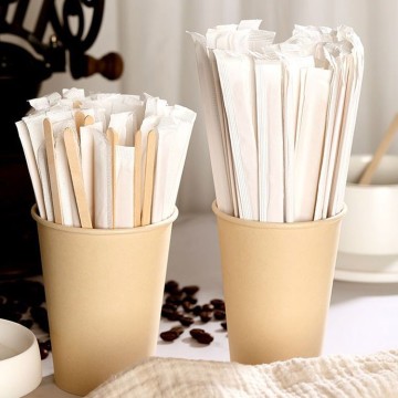 Bamboo Coffee Stirring Stick Hot Drink Disposable Stirring Stick