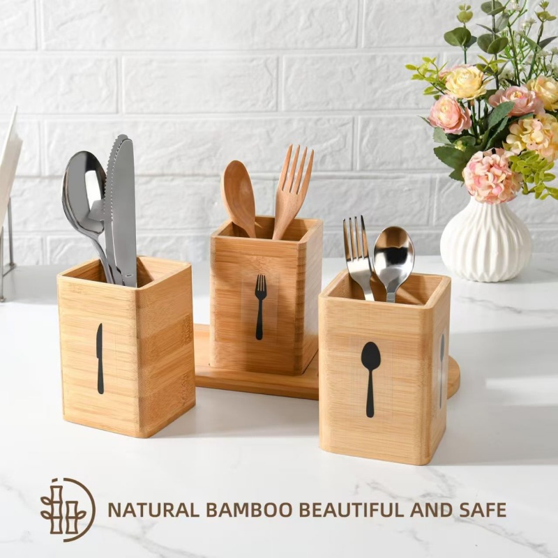 Kitchen partition chopsticks knife and fork storage box (3)