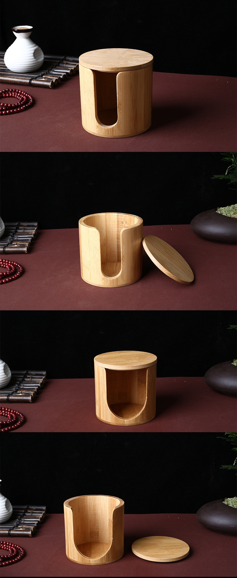 Bamboo cosmetic storage box (6)