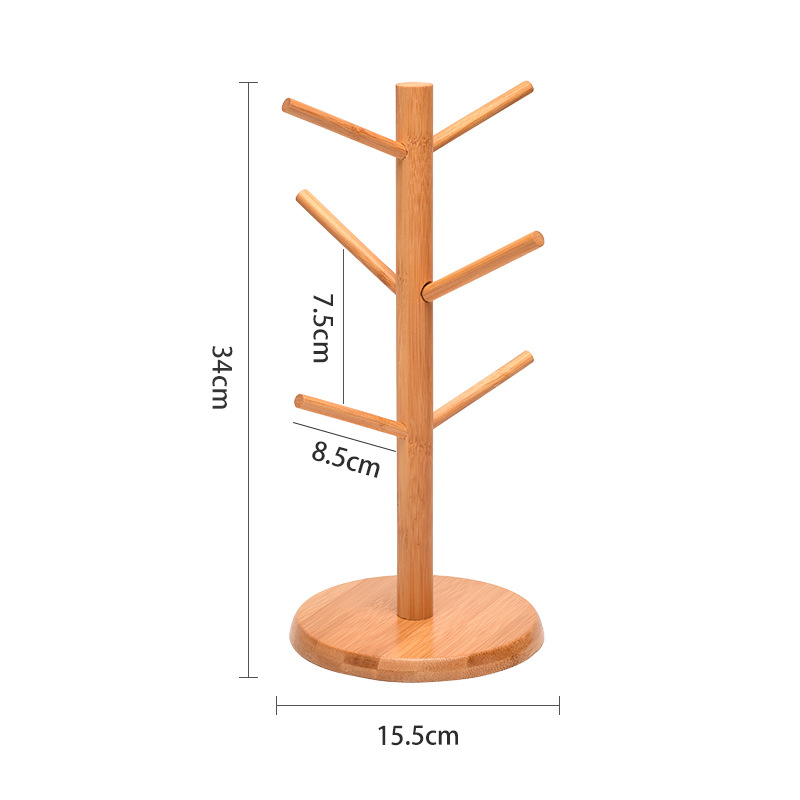 Creative bamboo cup holder (3)