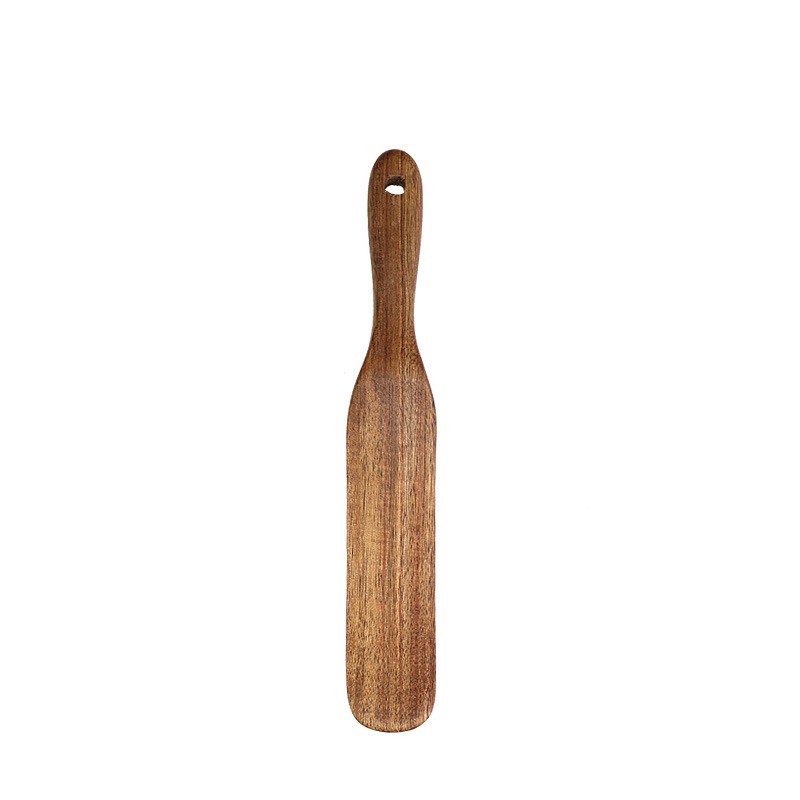 Cooking spatula 5-piece set pizza snack salad mixing cooking spatula teak spatula spoon set (6).jpg