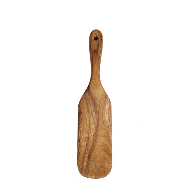 Cooking spatula 5-piece set pizza snack salad mixing cooking spatula teak spatula spoon set (8).jpg