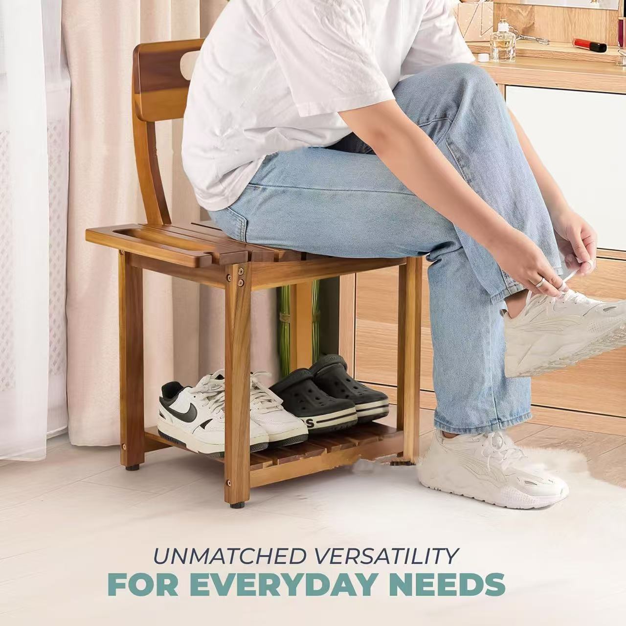 Wooden shower stool (9)