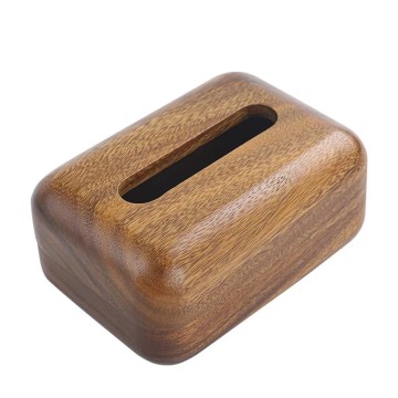 Solid wood creative napkin box for home and living room