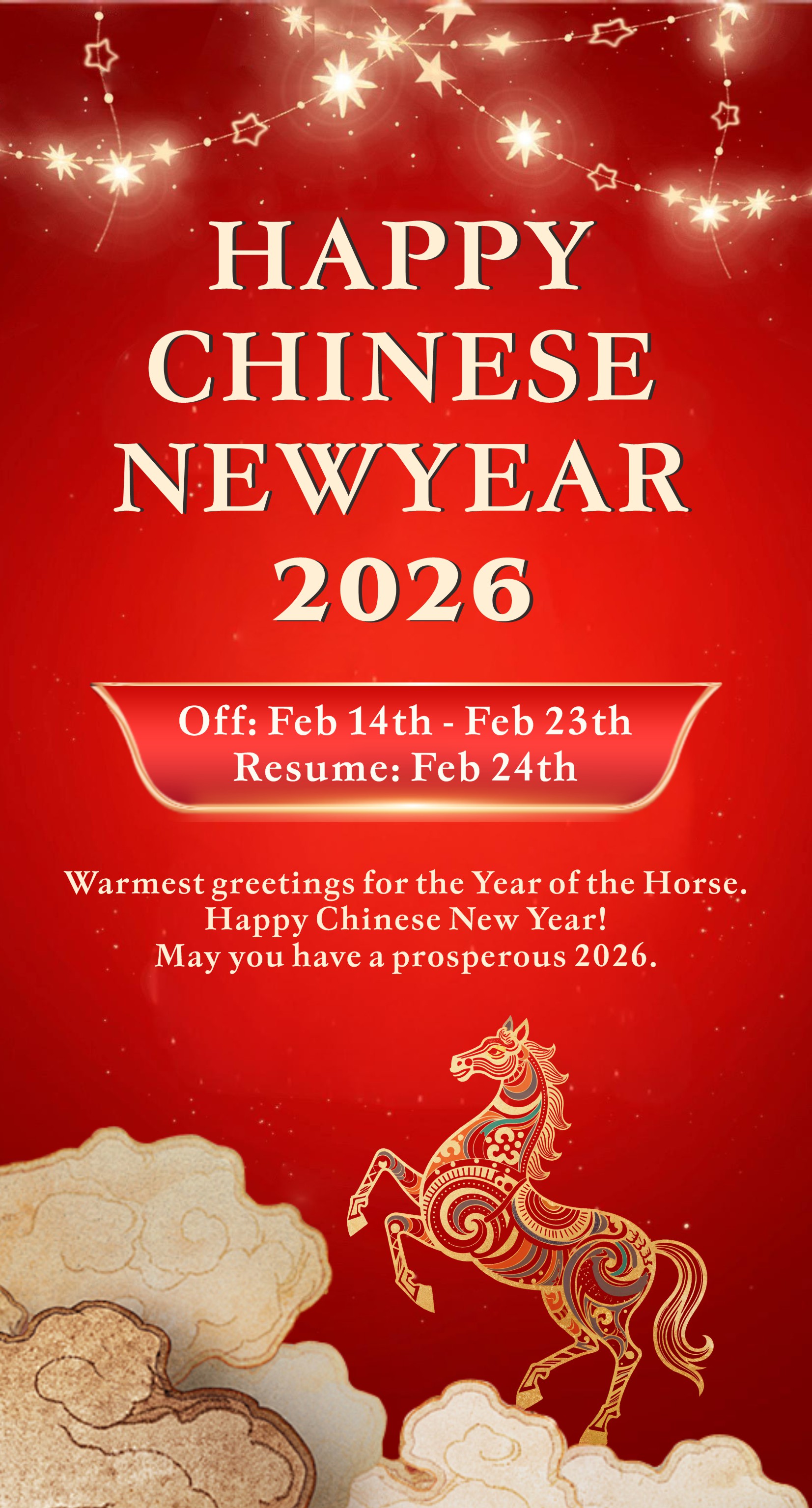 Tianzhu Technology Celebrates Year of the Horse with Warm Holiday Greetings and Service Notice