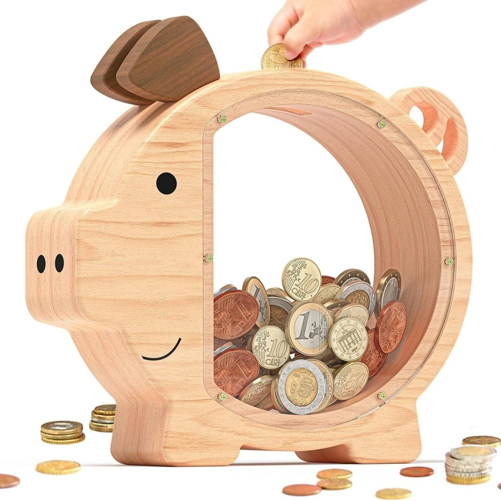 Tianzhu Introduces Cute and Unbreakable Wooden Piggy Bank for Kids
