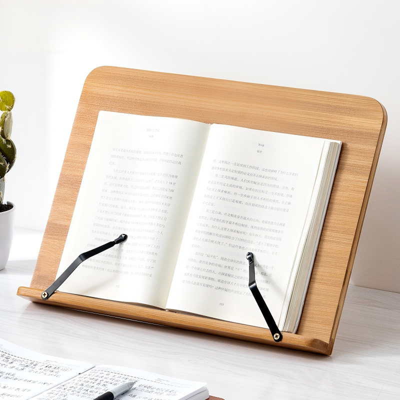 Tianzhu Launches Adjustable Bamboo Book Stand for Kitchen, Office, and Beyond