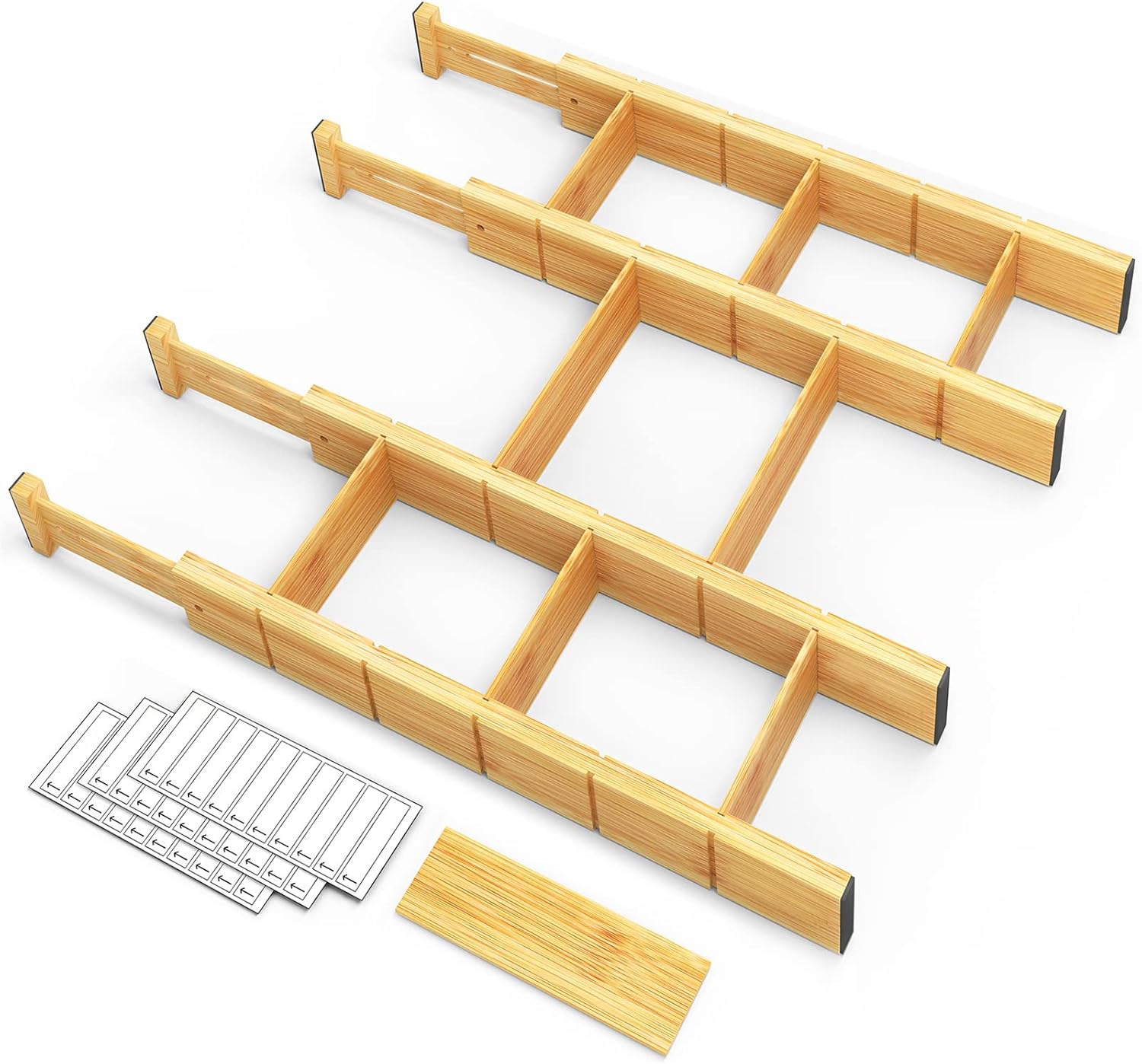 Tianzhu Launches Adjustable Bamboo Drawer Dividers for Home and Office Organization