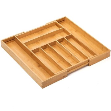 Expandable Cutlery Box Drawer Partition Box Kitchenware Storage Case