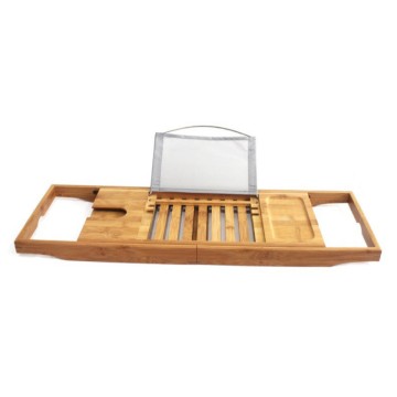 Bamboo Bathtub Rack Bathtub Storage Board Multifunctional Storage Tray