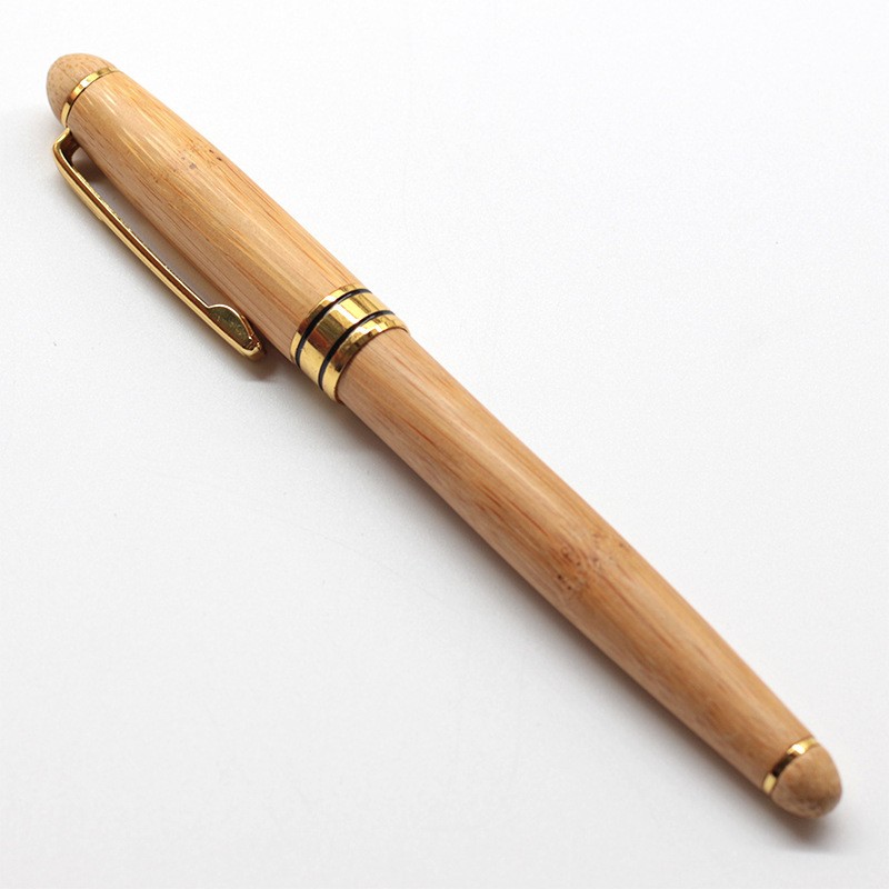 Business Gift Bamboo Ballpoint Pen Advertising Signature Pen Can Be Engraved And Sent Retro Business Bamboo Exhibition Gift Box Set Gift Pen Spot Wholesale (3)