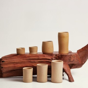 Natural Bamboo Cup Chinese Bamboo Tube Tea Wine Cup