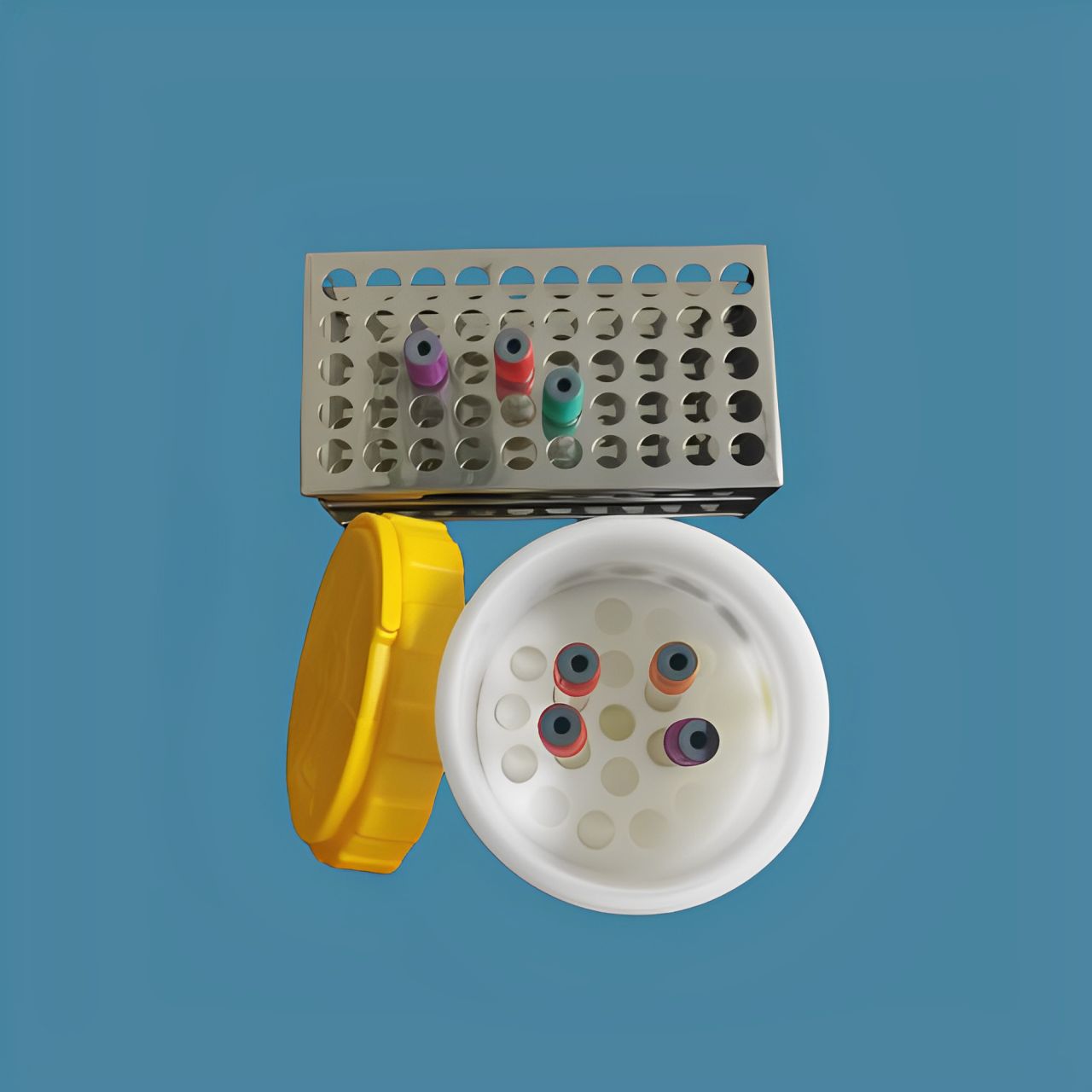 20-hole category A and B high-risk biological safety transportation 95KPA sealed plastic box