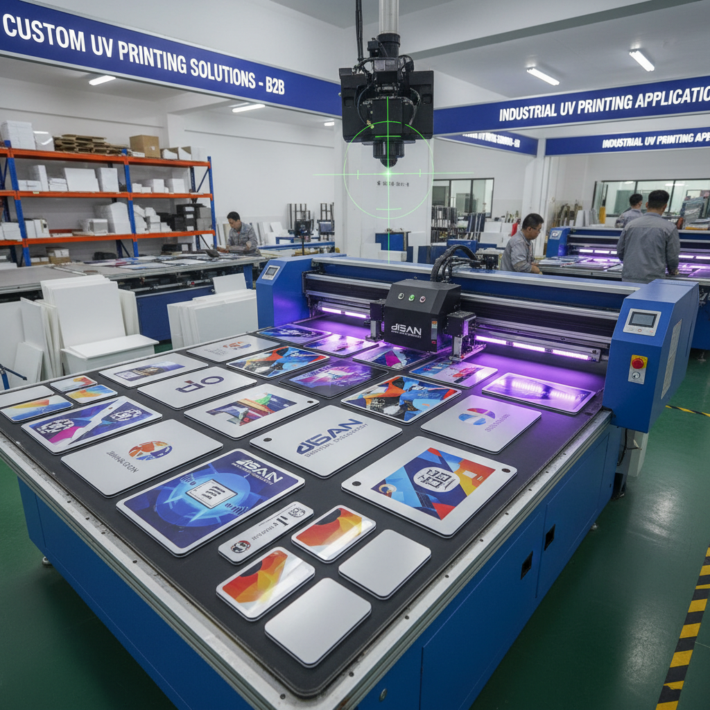 Visual positioning UV printing
