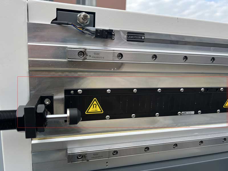 Imported magnetic levitation linear motor in x axis