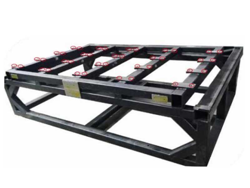 Integral-gantry-milling-steel-frame