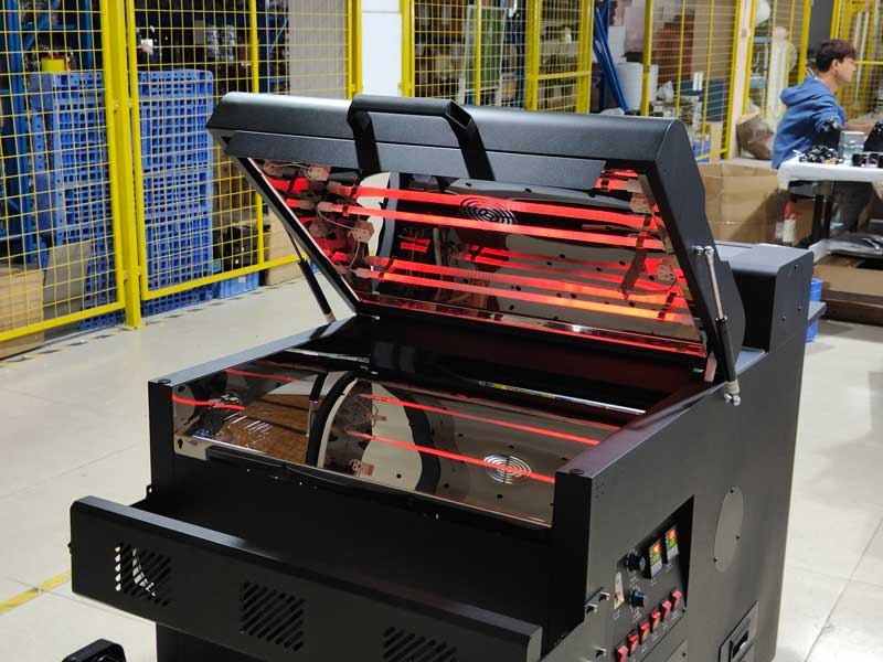 Drying-Area-of-power-shaker-of-dtf-printer-i3200