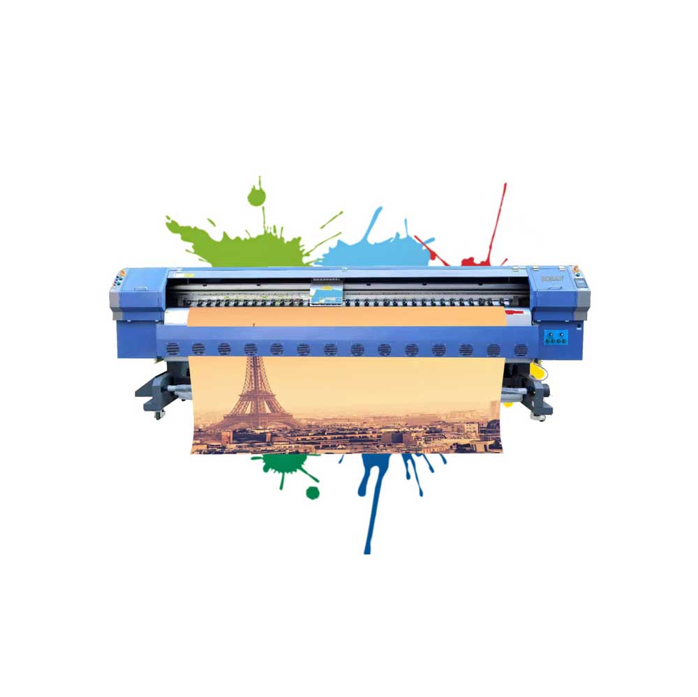 Large Format 3.2m Solvent Printer Flex Banner Printing Machine