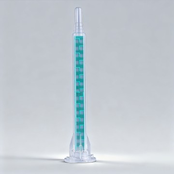 06-16 Green Square Bayonet Static Mixing Tube Mixer Nozzle