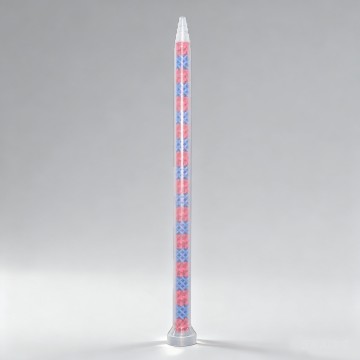 09-21 Colorful Disposable Static Mixers with Helical Elements