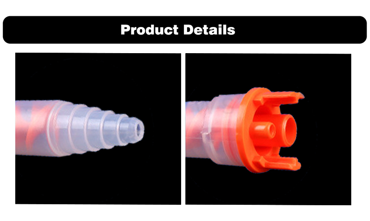 10-24 10-1 Series Orange Static Mixing Tip Detail-2